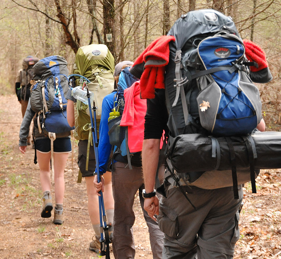 group hike