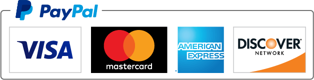 Accepted: PayPal, Visa, Mastercard, American Express, Discover.