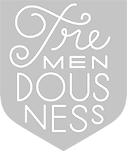 Tremendousness shield logo for web